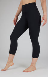 Lux Elastic Free High Waist Capri - 90 Degree by Reflex
