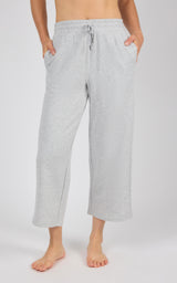 Washed Loop Terry Lanston Culotte Pant - 90 Degree by Reflex