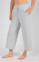Washed Loop Terry Lanston Culotte Pant - 90 Degree by Reflex