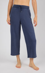 Washed Loop Terry Lanston Culotte Pant - 90 Degree by Reflex