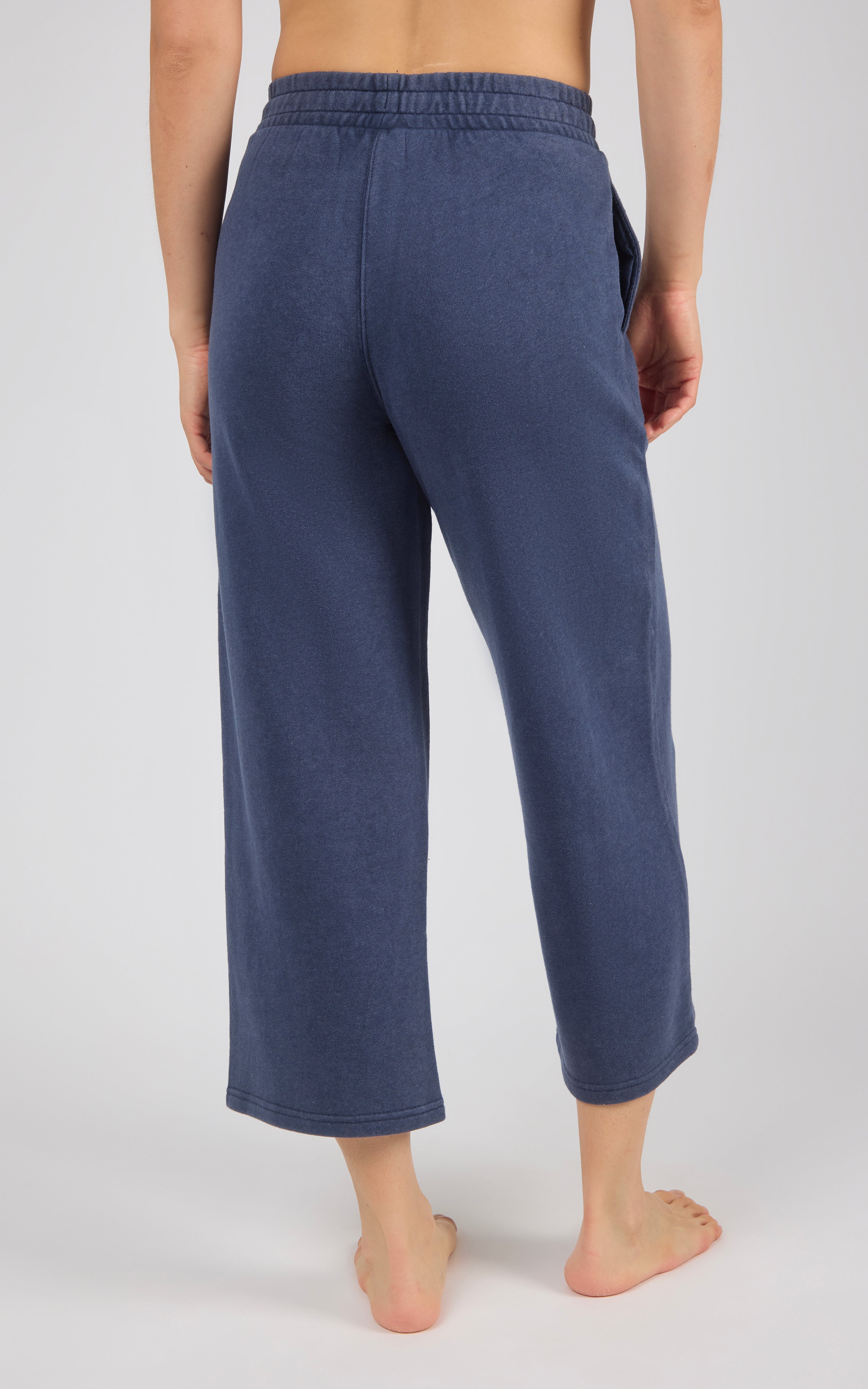 Washed Loop Terry Lanston Culotte Pant - 90 Degree by Reflex