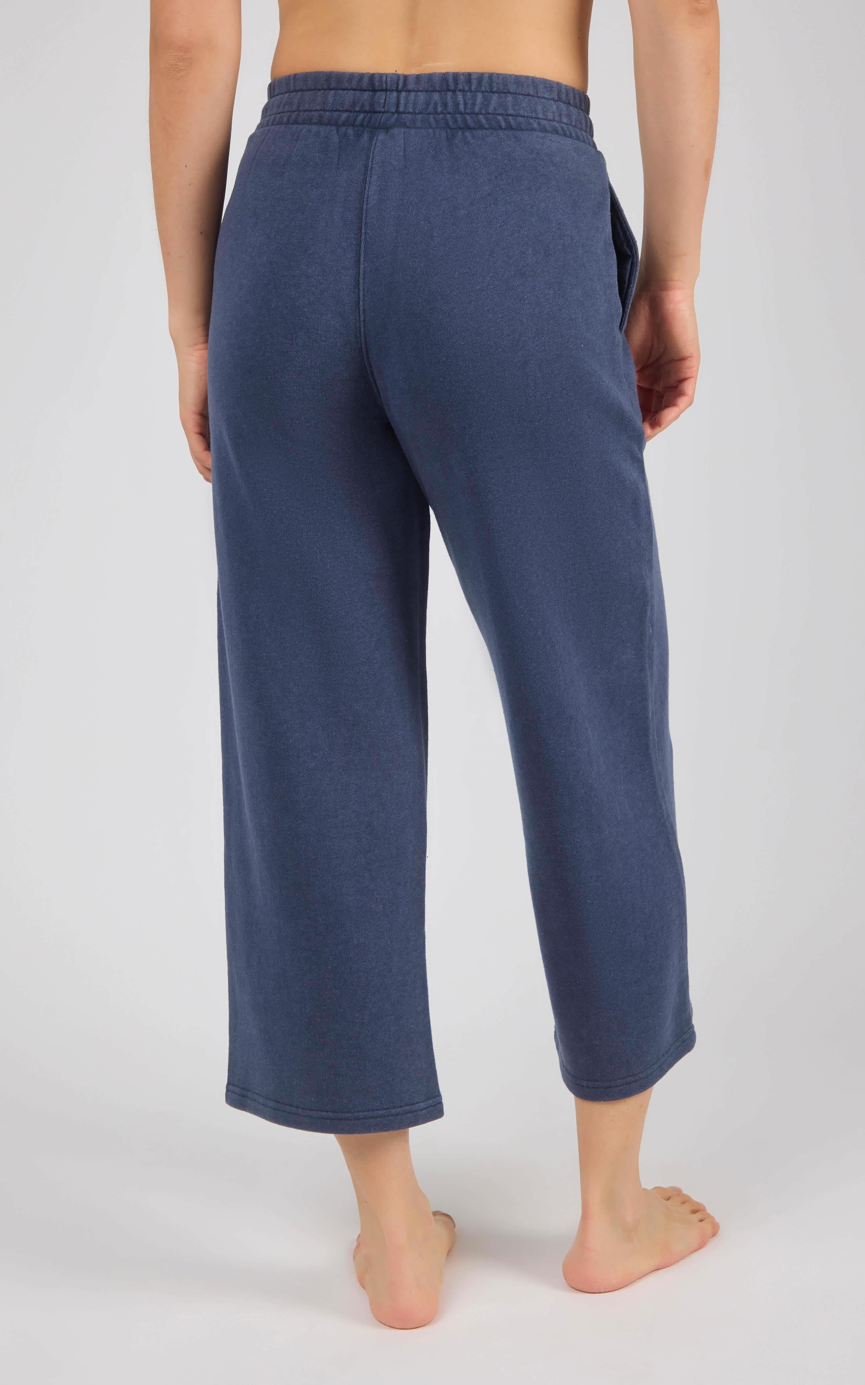 Washed Loop Terry Lanston Culotte Pant - 90 Degree by Reflex