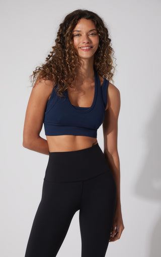Seamless Ribbed Double Layer Bra - Our Petal Tone Story - 90 Degree by Reflex