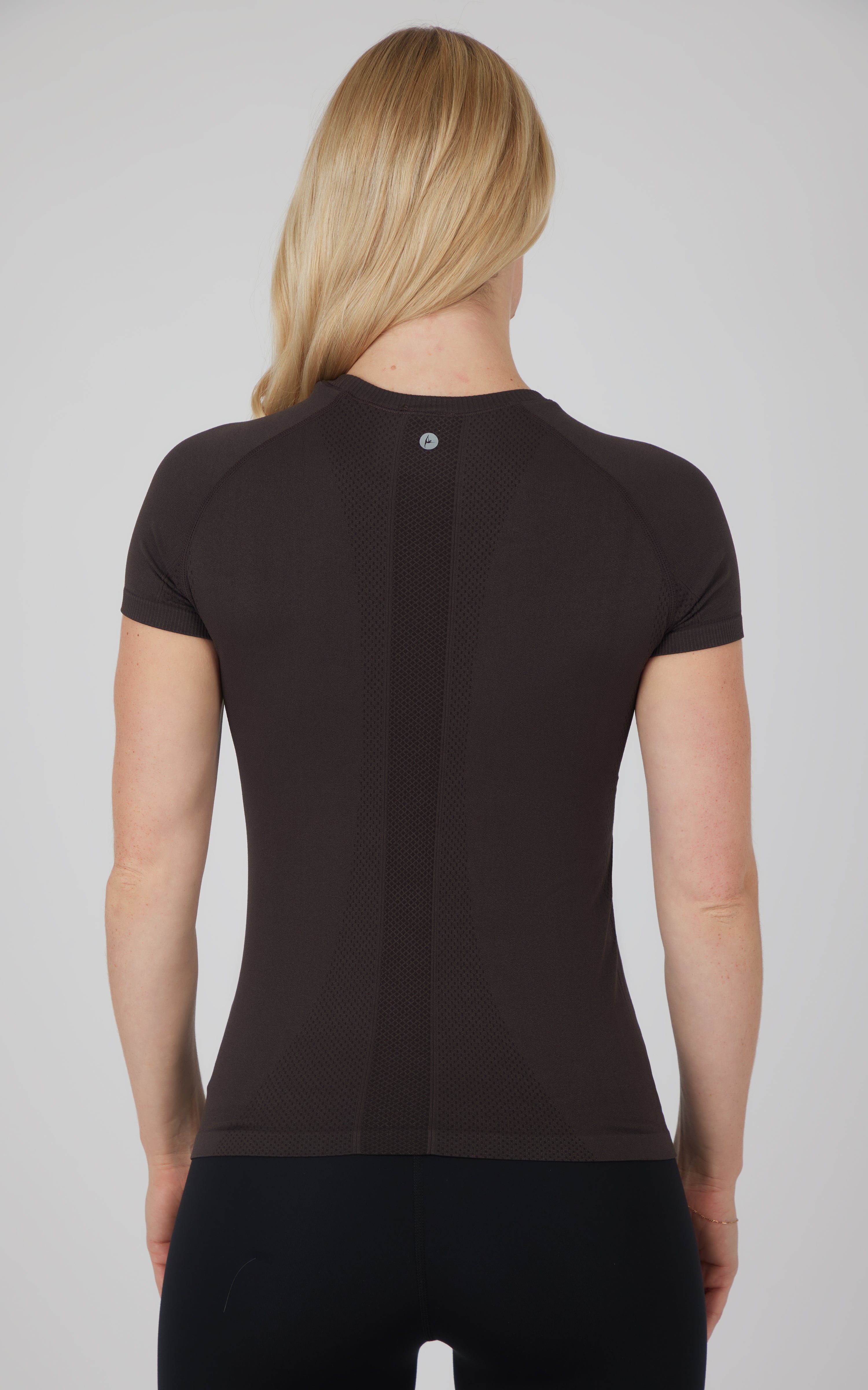 Seamless Active Short Sleeve Top - Our Earthy Story - 90 Degree by Reflex