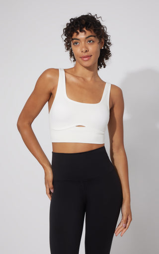 2 PK Stonewash Ribbed Seamless Bra - 90 Degree by Reflex