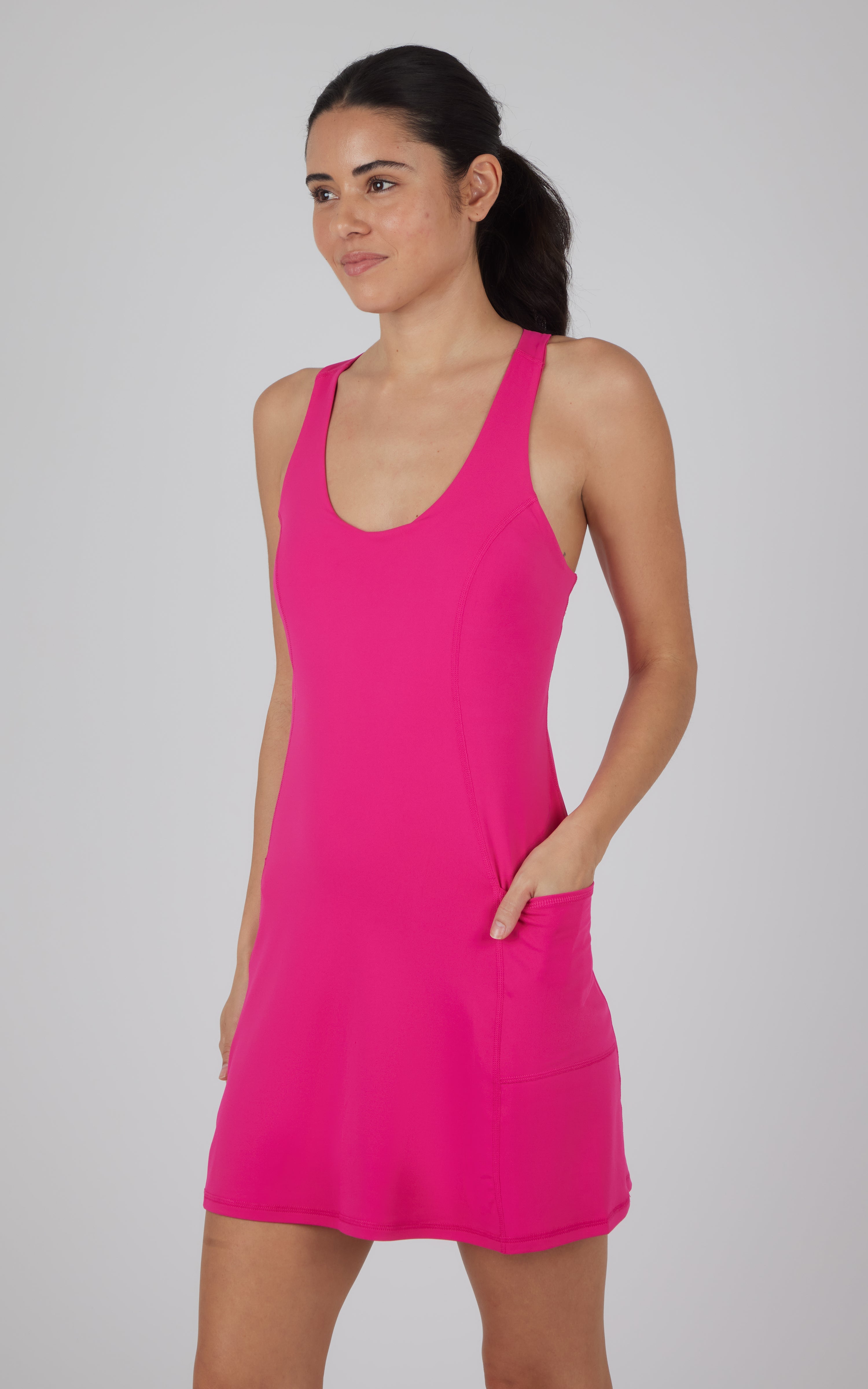 Game Day Dress w Built in Bra - 90 Degree by Reflex