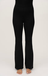 Illusion Ribbed Flare Jumpsuit - 90 Degree by Reflex