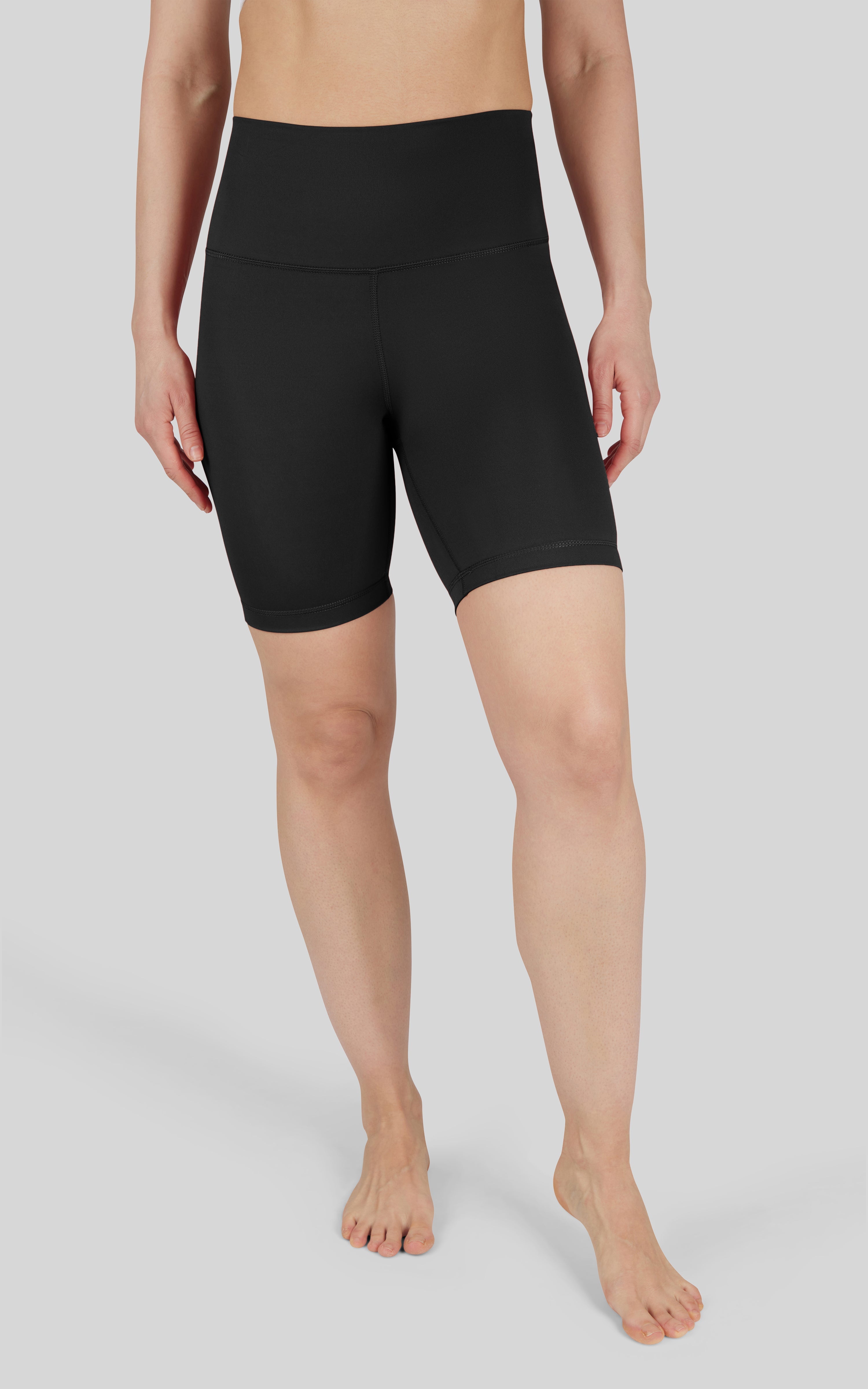 2 PK Lux Super Hi Rise 7" Classic Biker Short - 90 Degree by Reflex