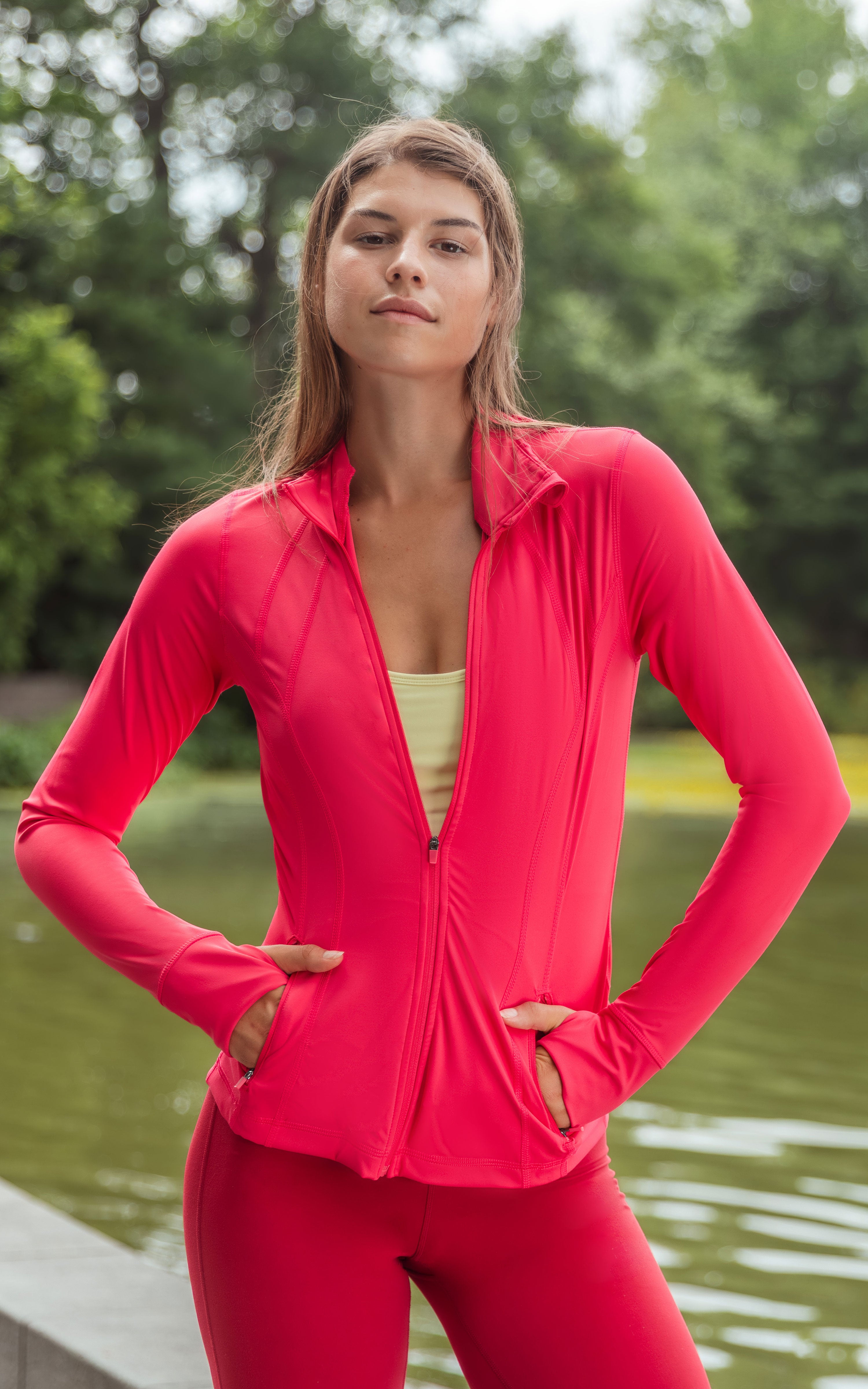 Full Zip Runner Jacket - 90 Degree by Reflex