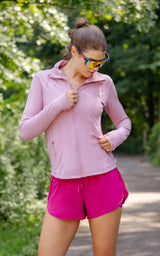Nude Tech Jetsetter Full Zip Performance Jacket - 90 Degree by Reflex
