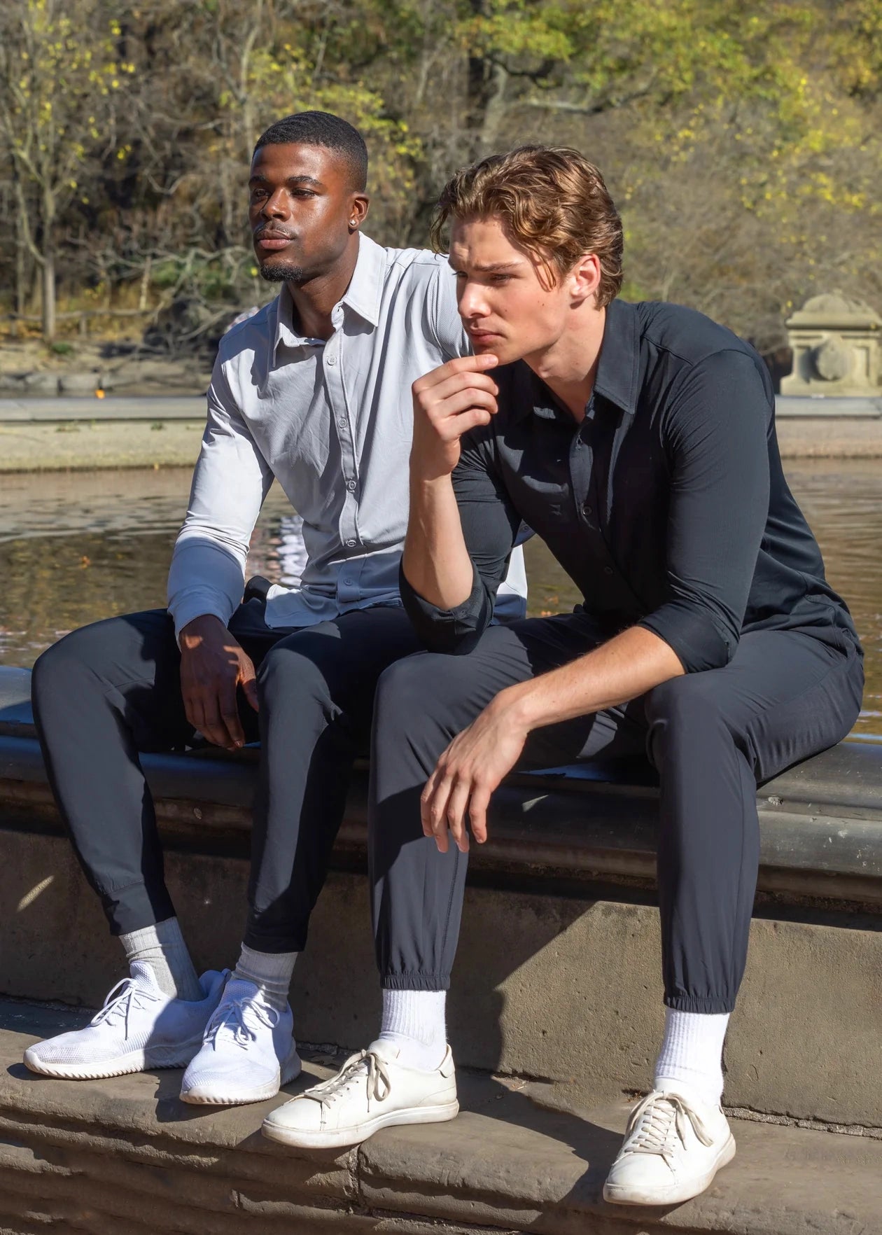 Men's Warp X Sonic Full Length Slim Fit Jogger - 90 Degree by Reflex
