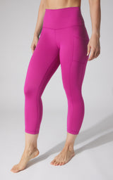 2 PK Interlock Side Pocket and Everyday Capris - 90 Degree by Reflex