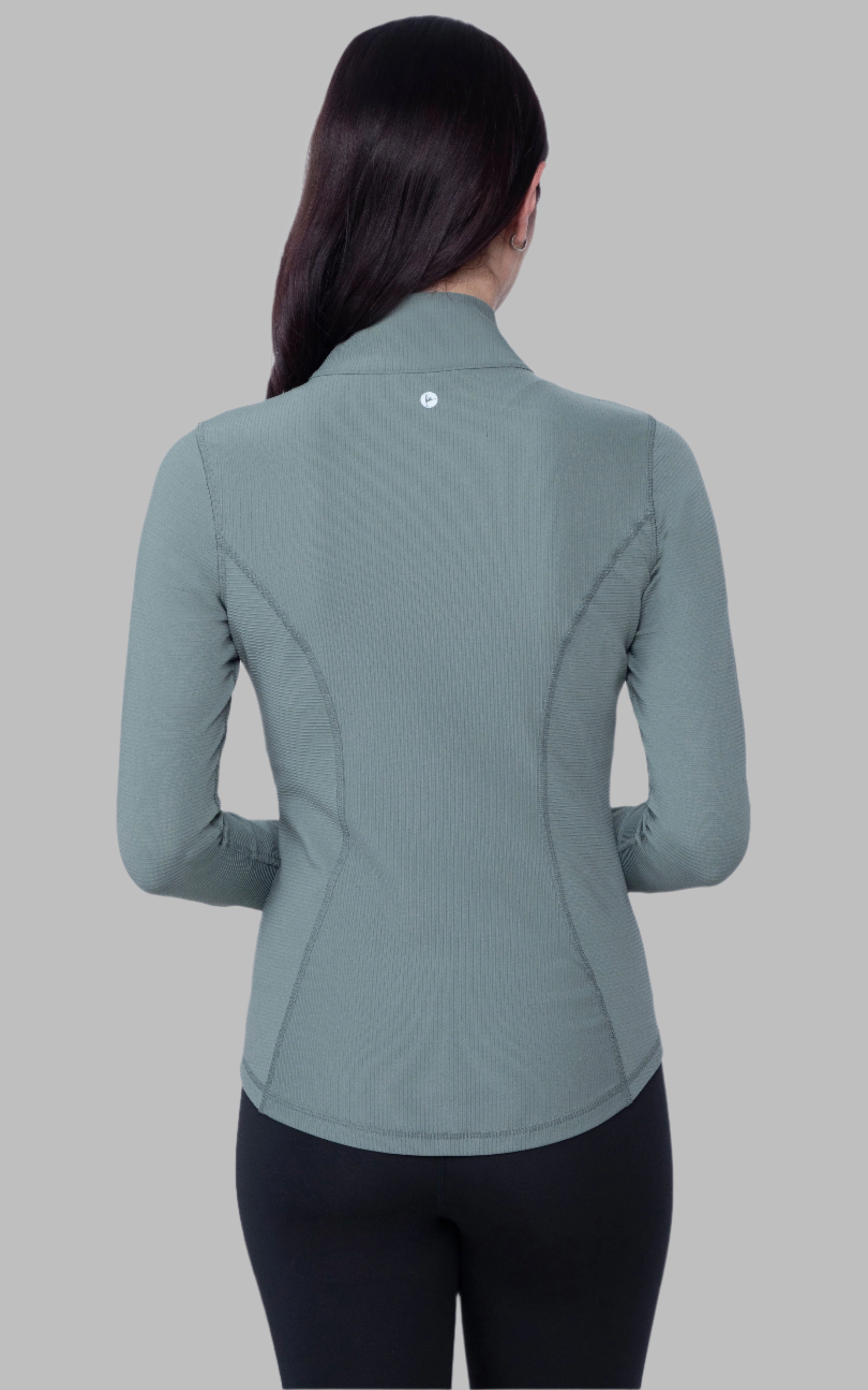 Interlink Ribbed Princess Seam Performance Jacket - 90 Degree by Reflex