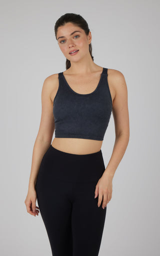 Stonewash 2 PK Scoop Neck Bralette Tank - 90 Degree by Reflex