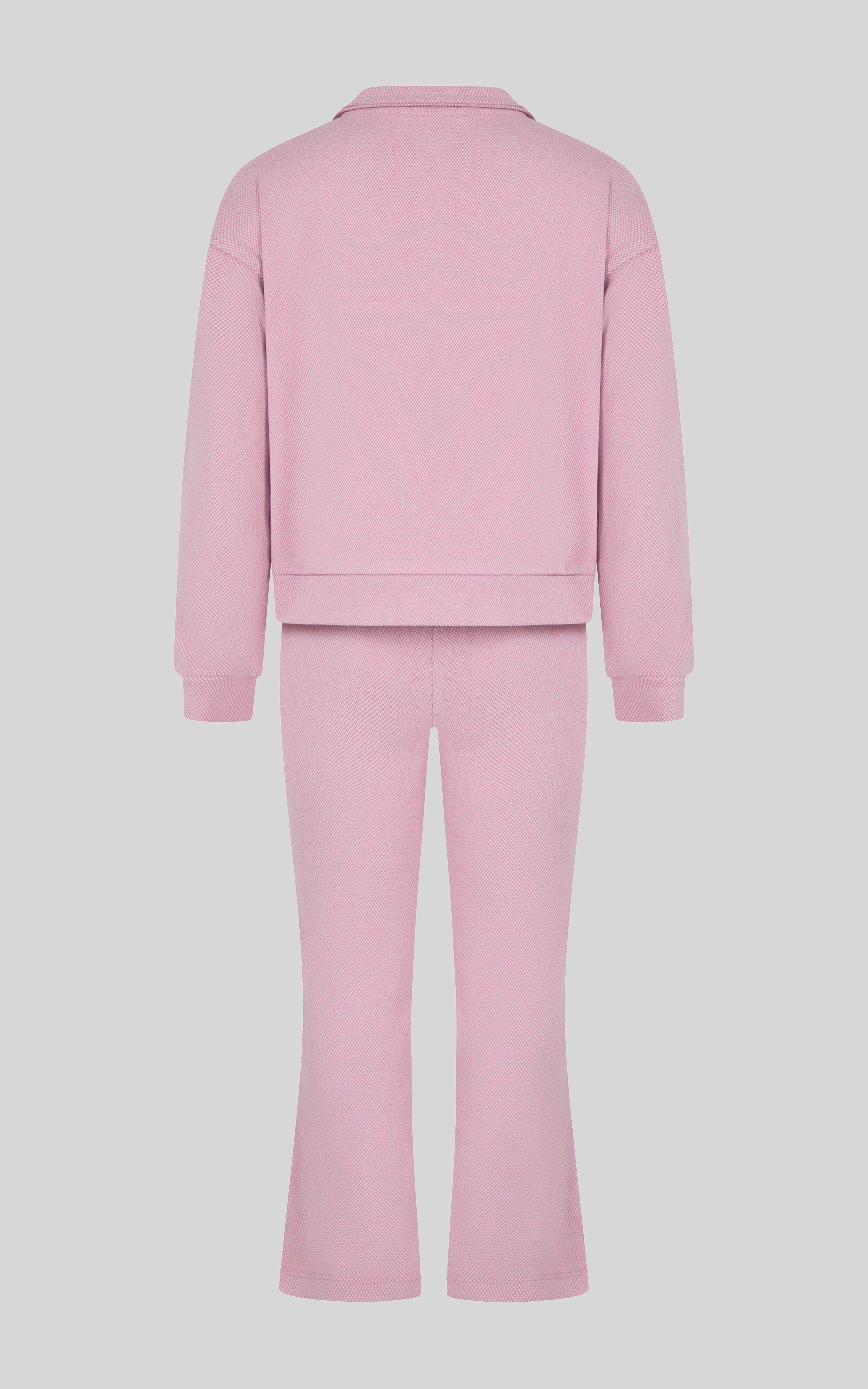 Toddler Girls’ Half-Zip & Flare Pants Set - Mauve Orchid - 3