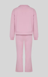 Toddler Girls’ Half-Zip & Flare Pants Set - Mauve Orchid - 3