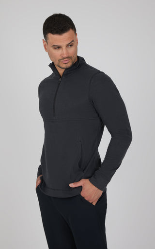 Mens Softlite Everyday Half Zip Top - Our Ocean Core Story - 90 Degree by Reflex