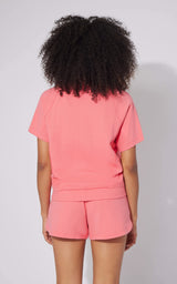 2 Pc Loop Terry Short Sleeve and Short Set