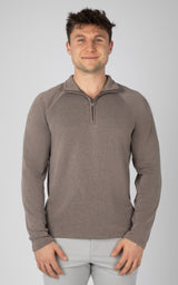 Mens Lightweight Comfytek Half Zip Top - 90 Degree by Reflex