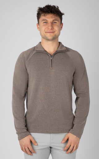 Mens Lightweight Comfytek Half Zip Top