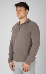 Mens Lightweight Comfytek Half Zip Top - 90 Degree by Reflex