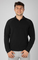 Mens Lightweight Comfytek Half Zip Top - 90 Degree by Reflex