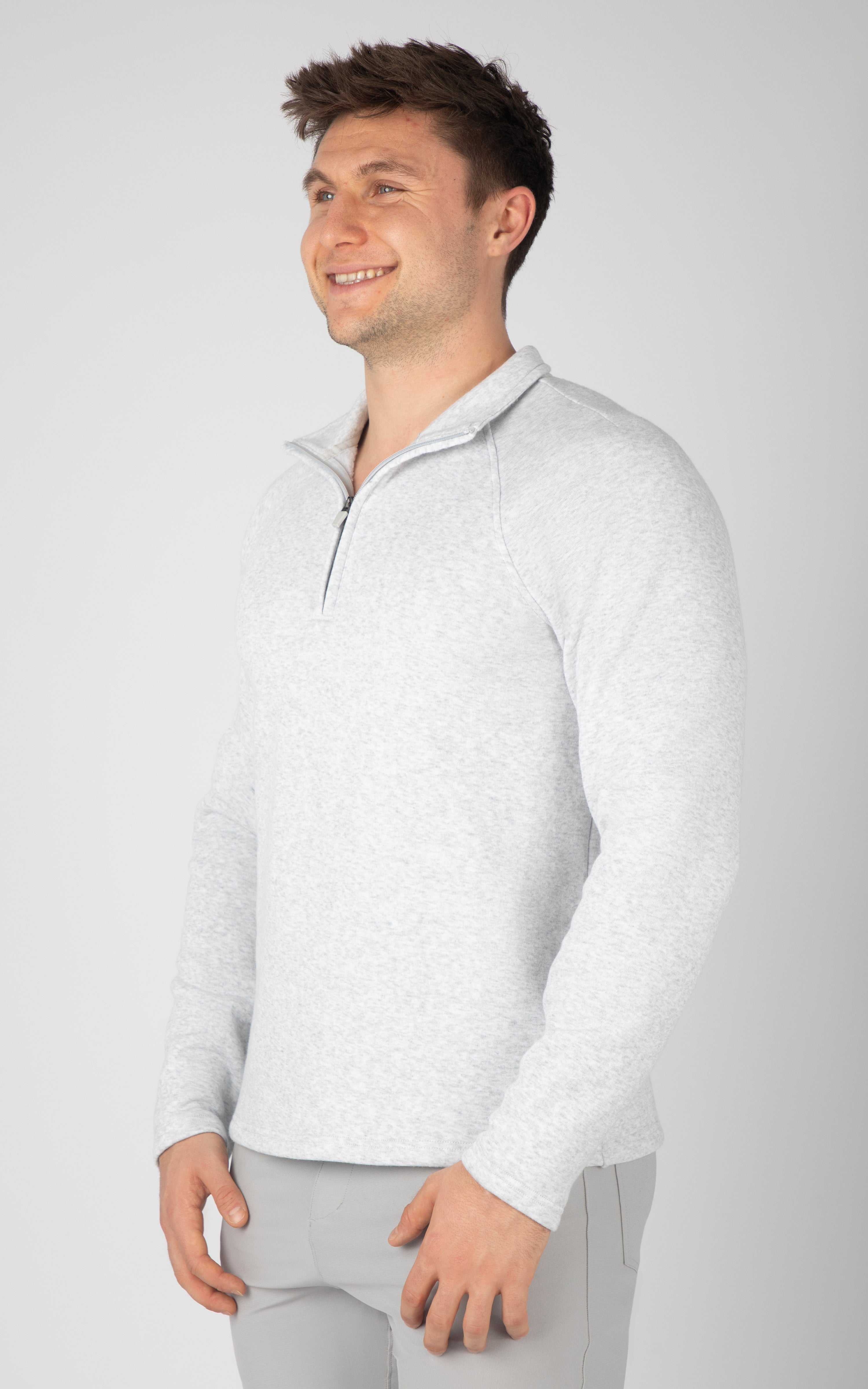 Mens Lightweight Comfytek Half Zip Top