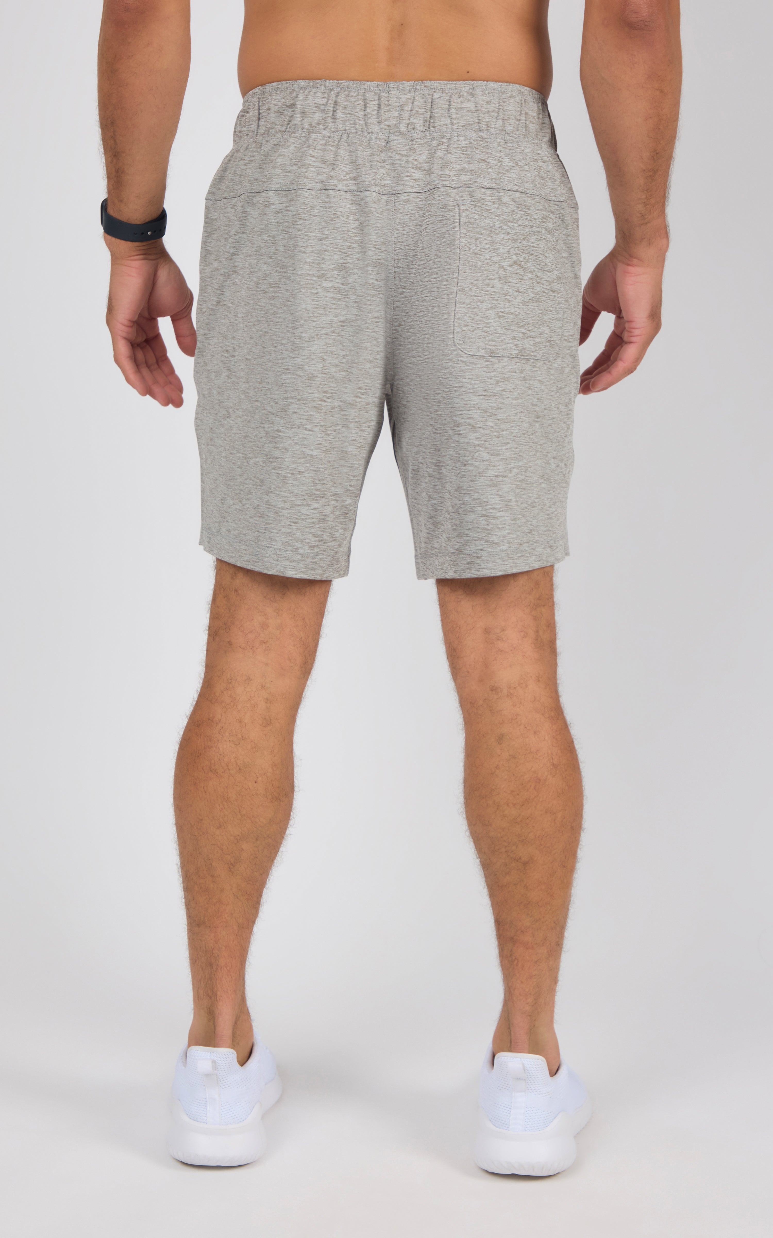 Men's Cationic 8" Endurance Shorts with 2 Front Zipper Pockets - 90 Degree by Reflex