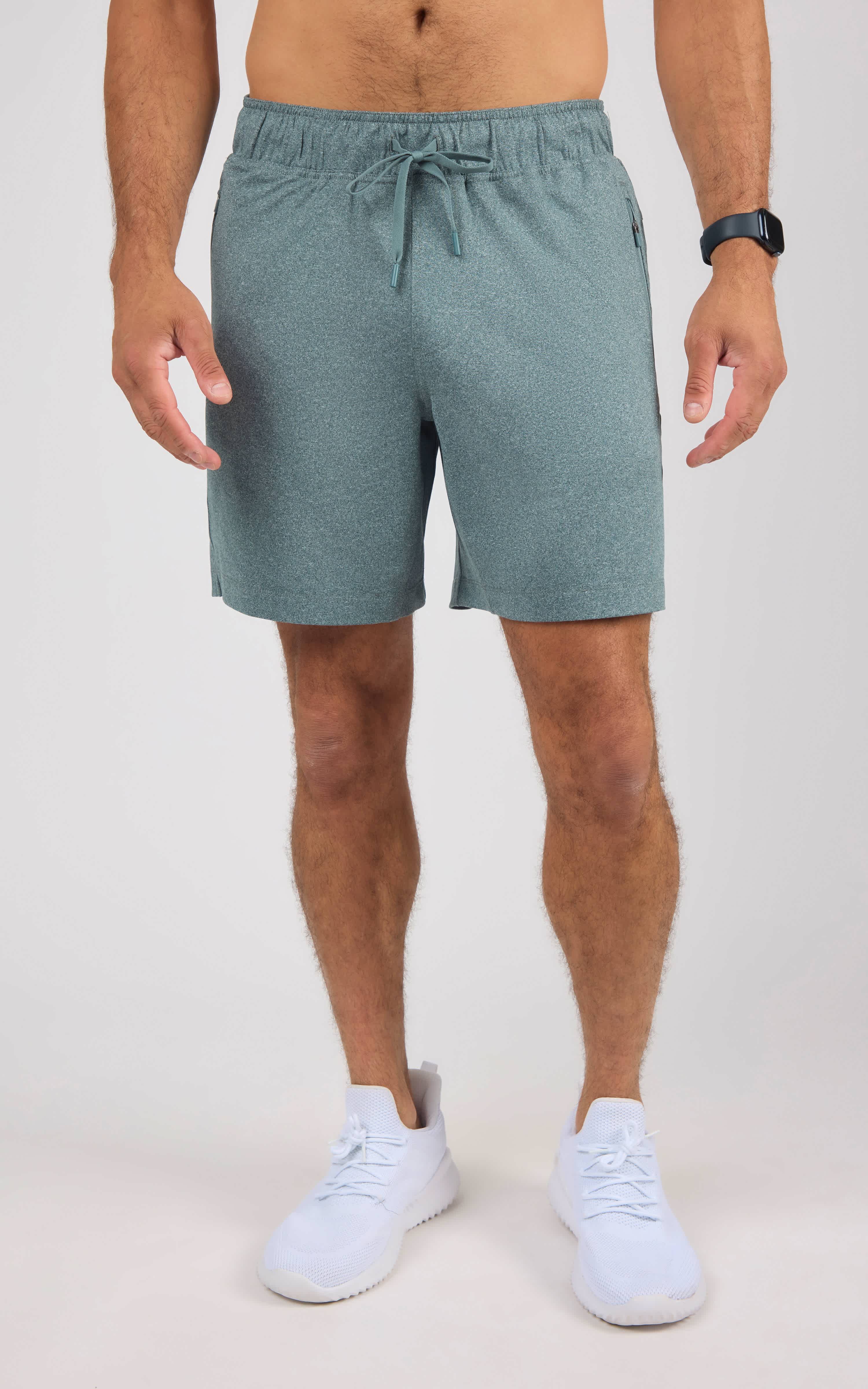 Men's 2-Tone Heather 7" Endurance Shorts - 90 Degree by Reflex