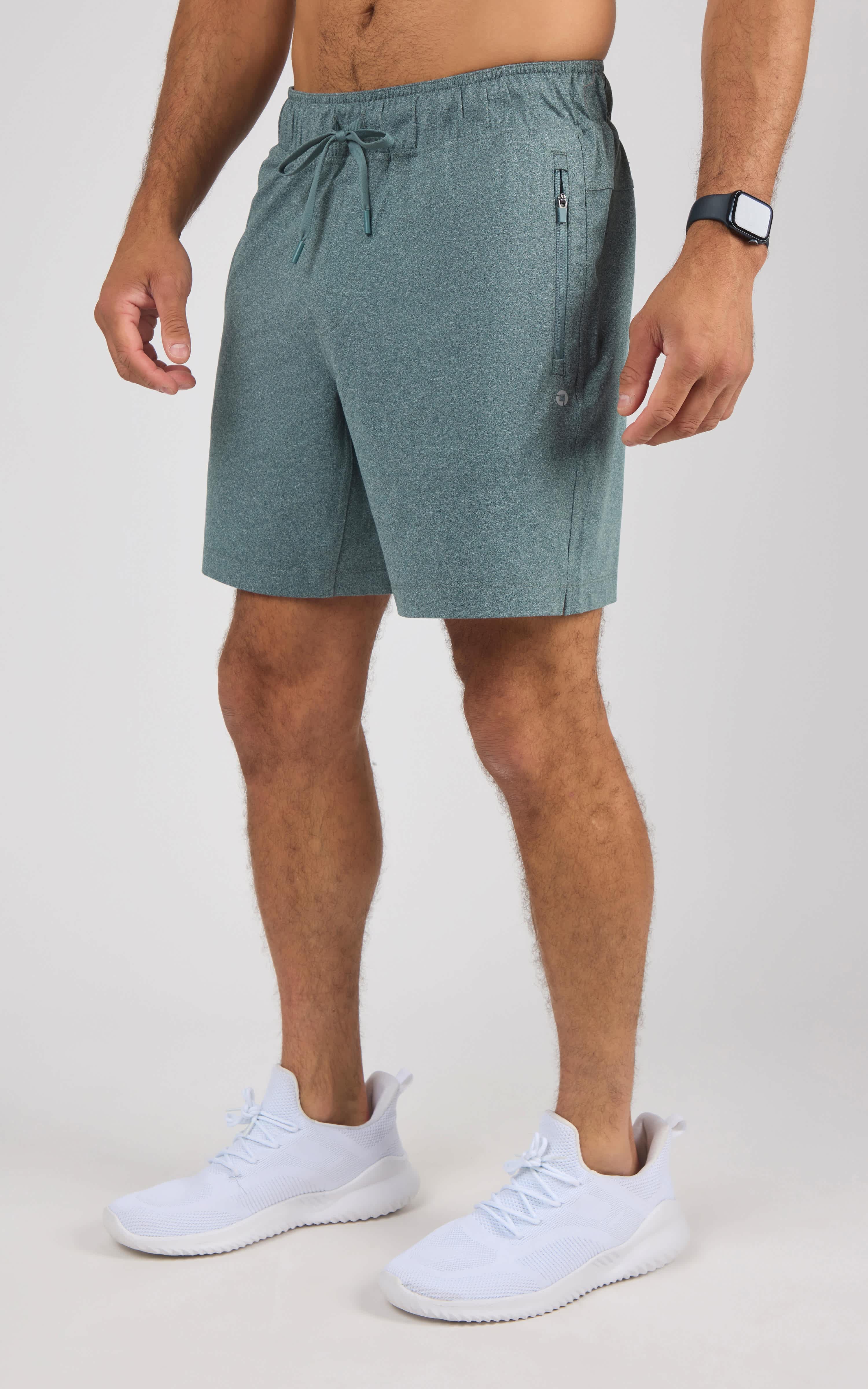 Men's 2-Tone Heather 7" Endurance Shorts - 90 Degree by Reflex
