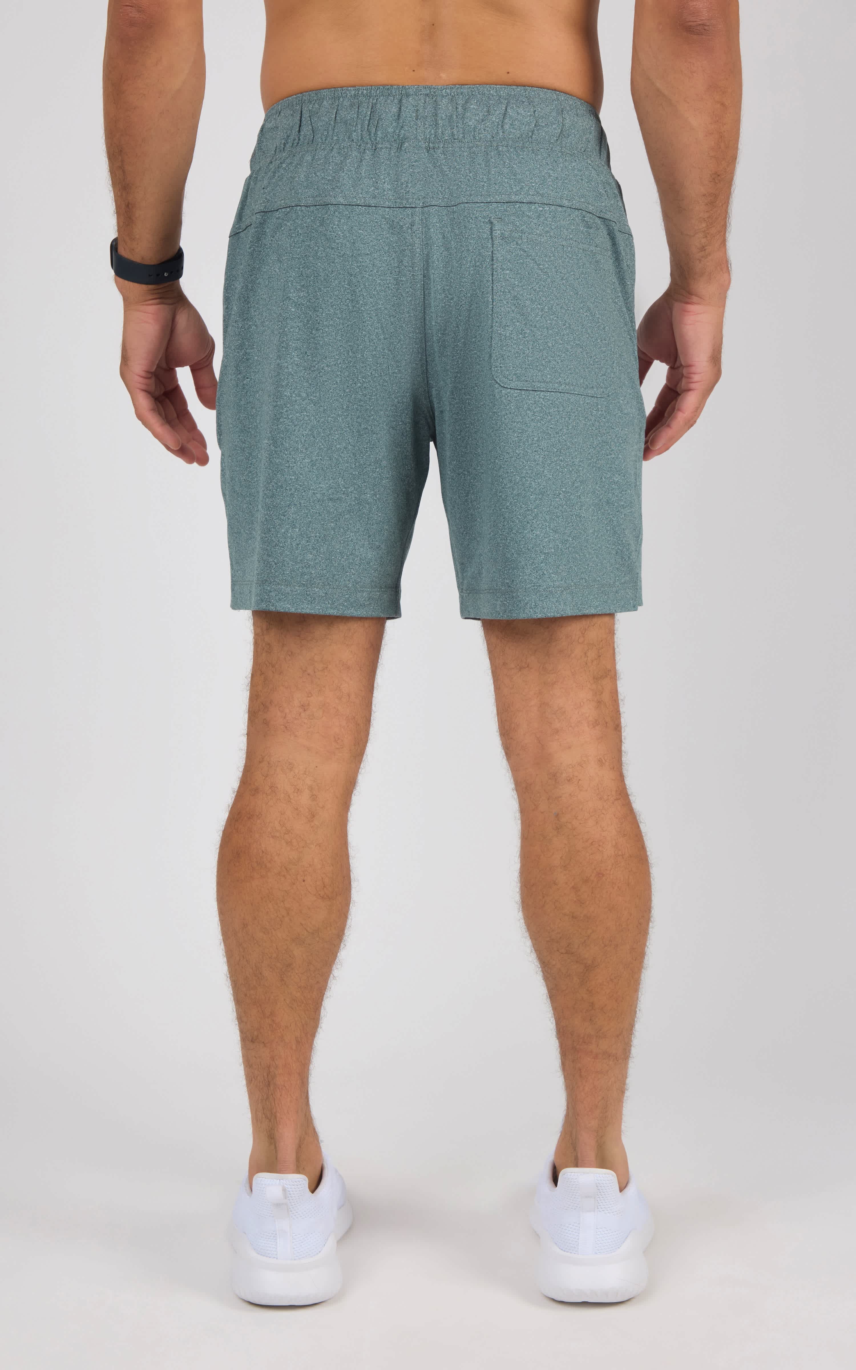 Men's 2-Tone Heather 7" Endurance Shorts - 90 Degree by Reflex