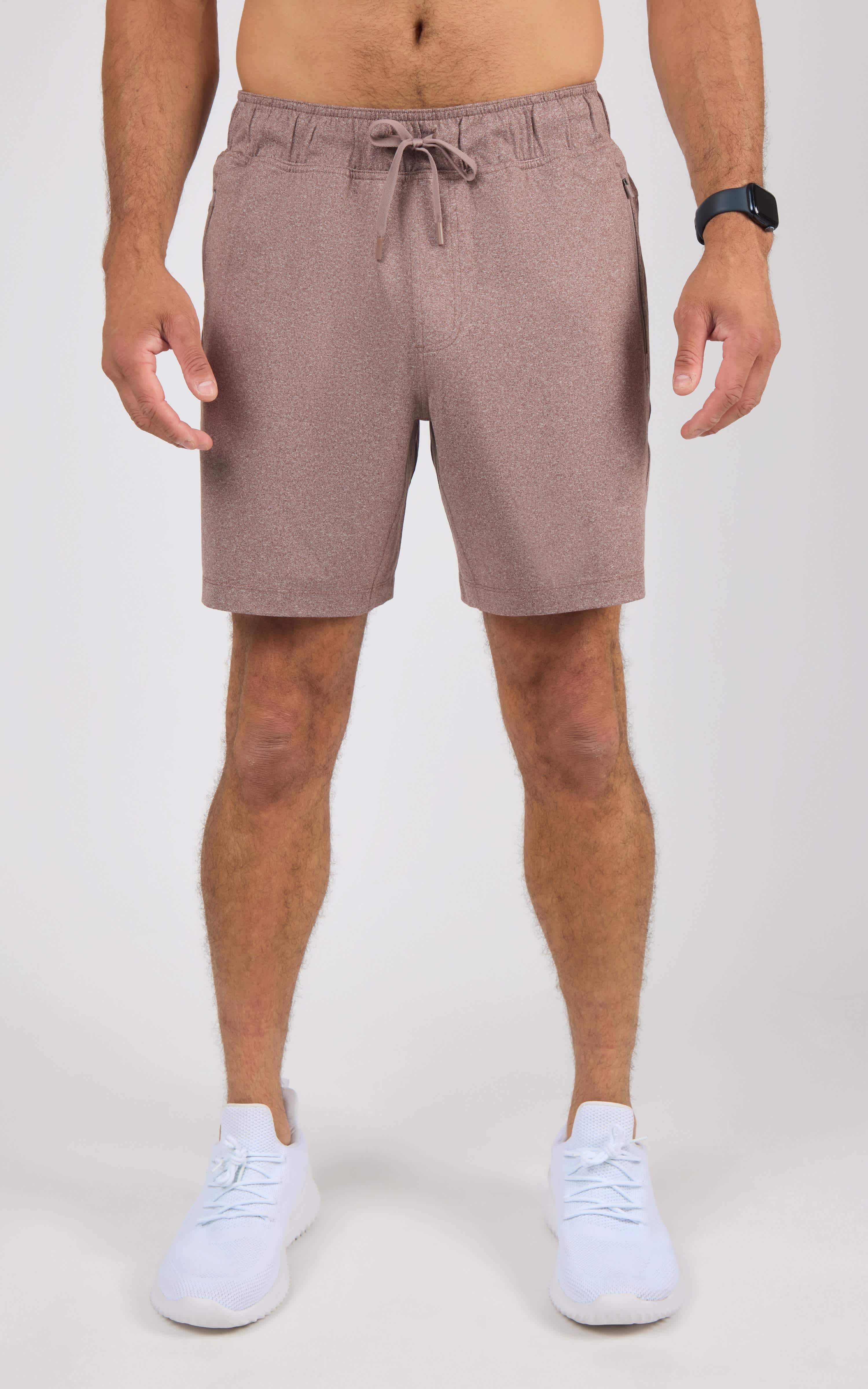 Men's 2-Tone Heather 7" Endurance Shorts - 90 Degree by Reflex