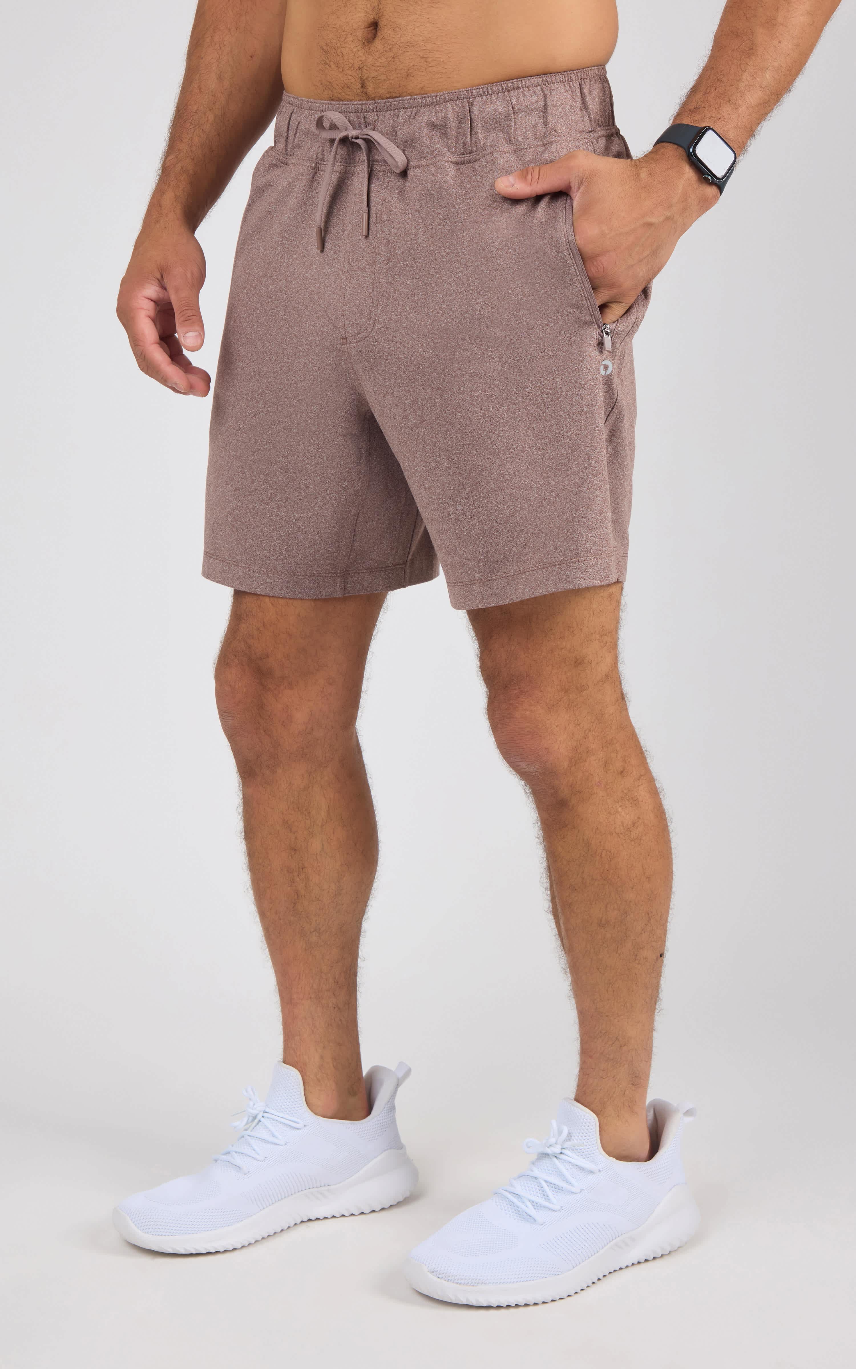 Men's 2-Tone Heather 7" Endurance Shorts - 90 Degree by Reflex