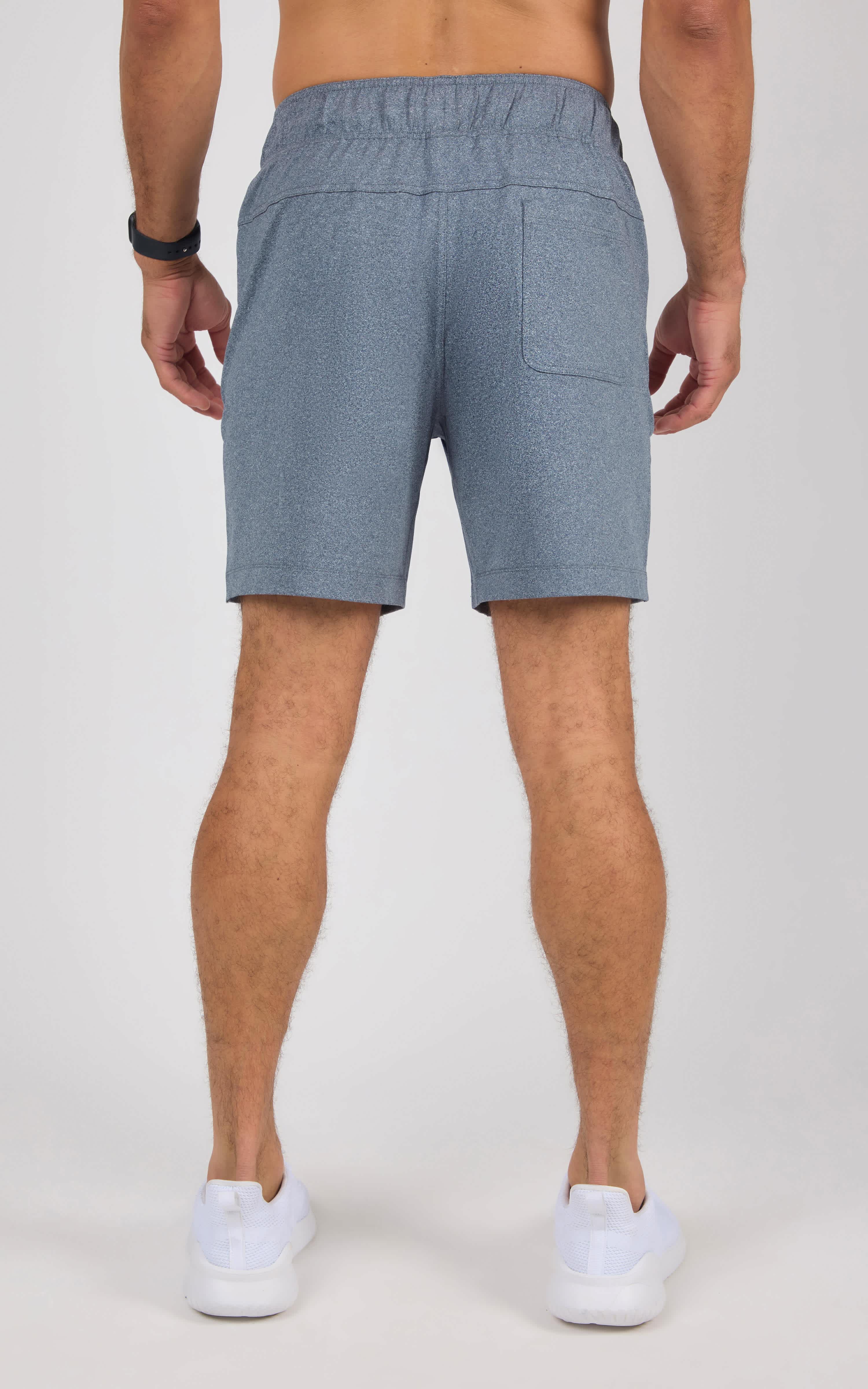 Men's 2-Tone Heather 7" Endurance Shorts - 90 Degree by Reflex