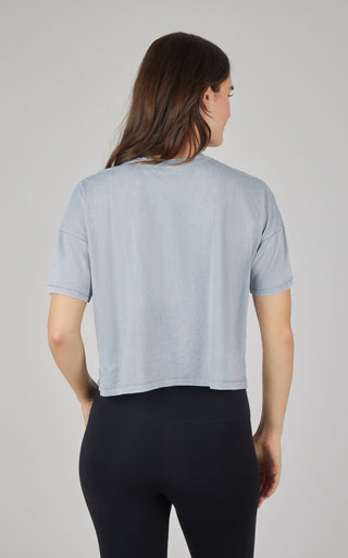 2 PK Stone Washed Cotton and Super Soft Tee - 90 Degree by Reflex