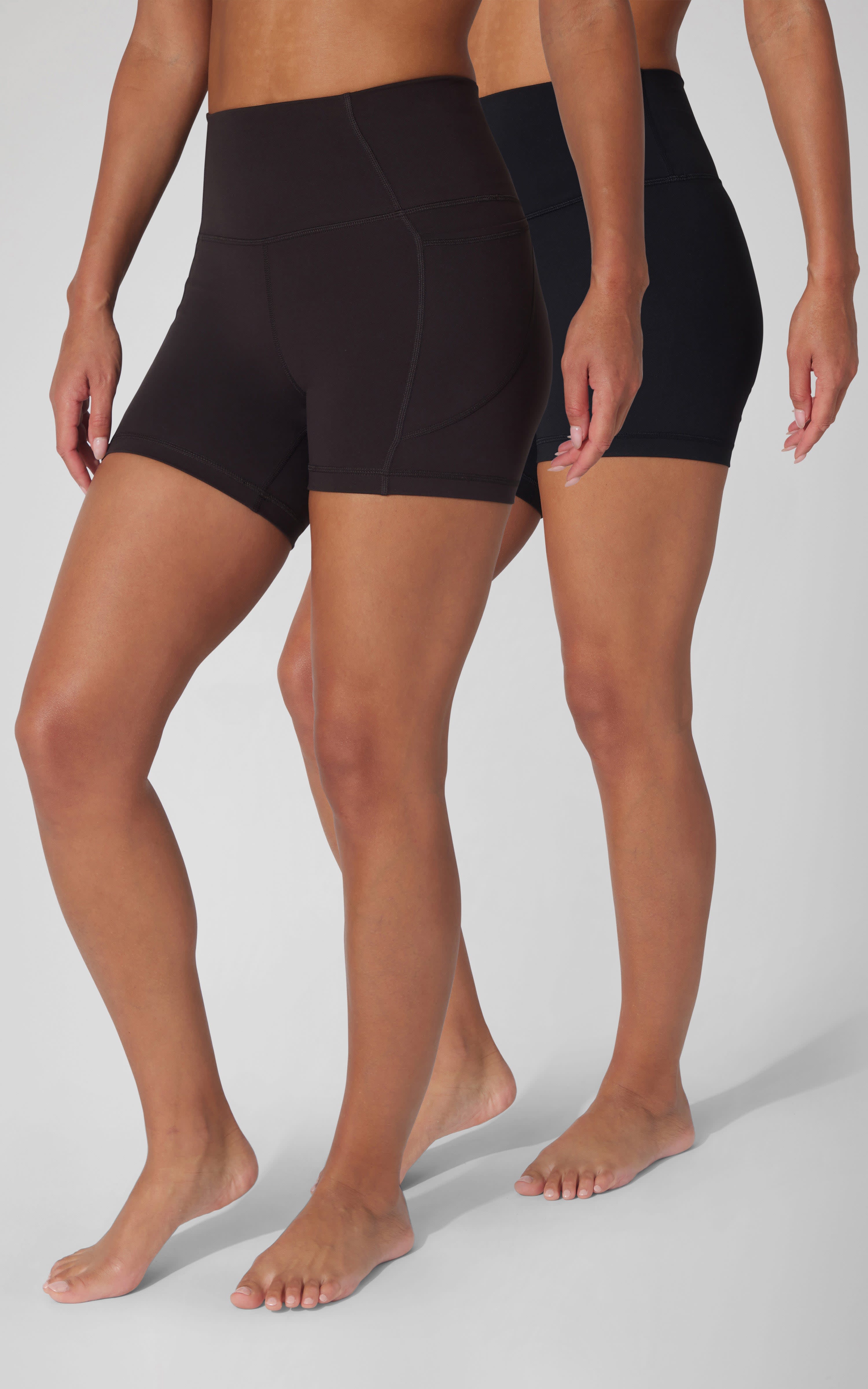 2 PK Wonderlink Elastic Free 5" Pocket Bike Short and Everyday Elastic Free 5" Short - 90 Degree by Reflex