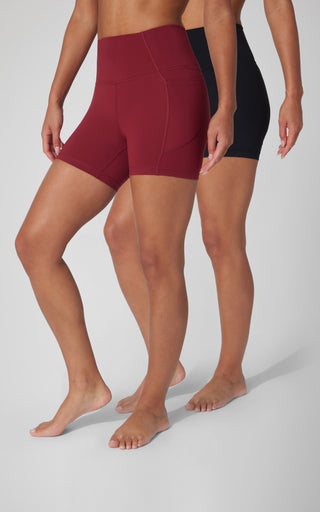 2 PK Wonderlink Elastic Free 5" Pocket Bike Short and Everyday Elastic Free 5" Short