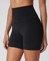 2 PK Skn Everyday 5" Super High Elastic Free Waist Short - Our Cafe Story - 90 Degree by Reflex