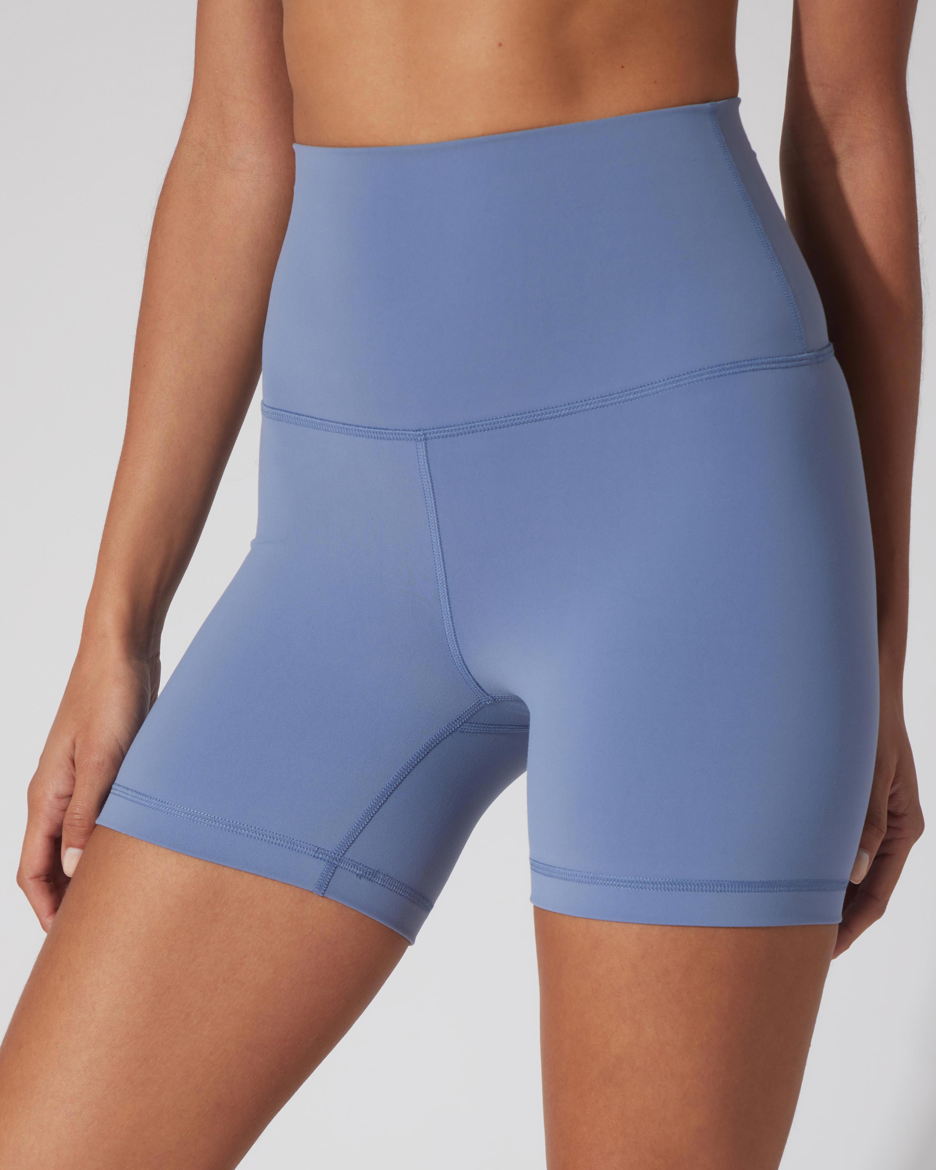 2 PK Skn Everyday 5" Super High Elastic Free Waist Short
