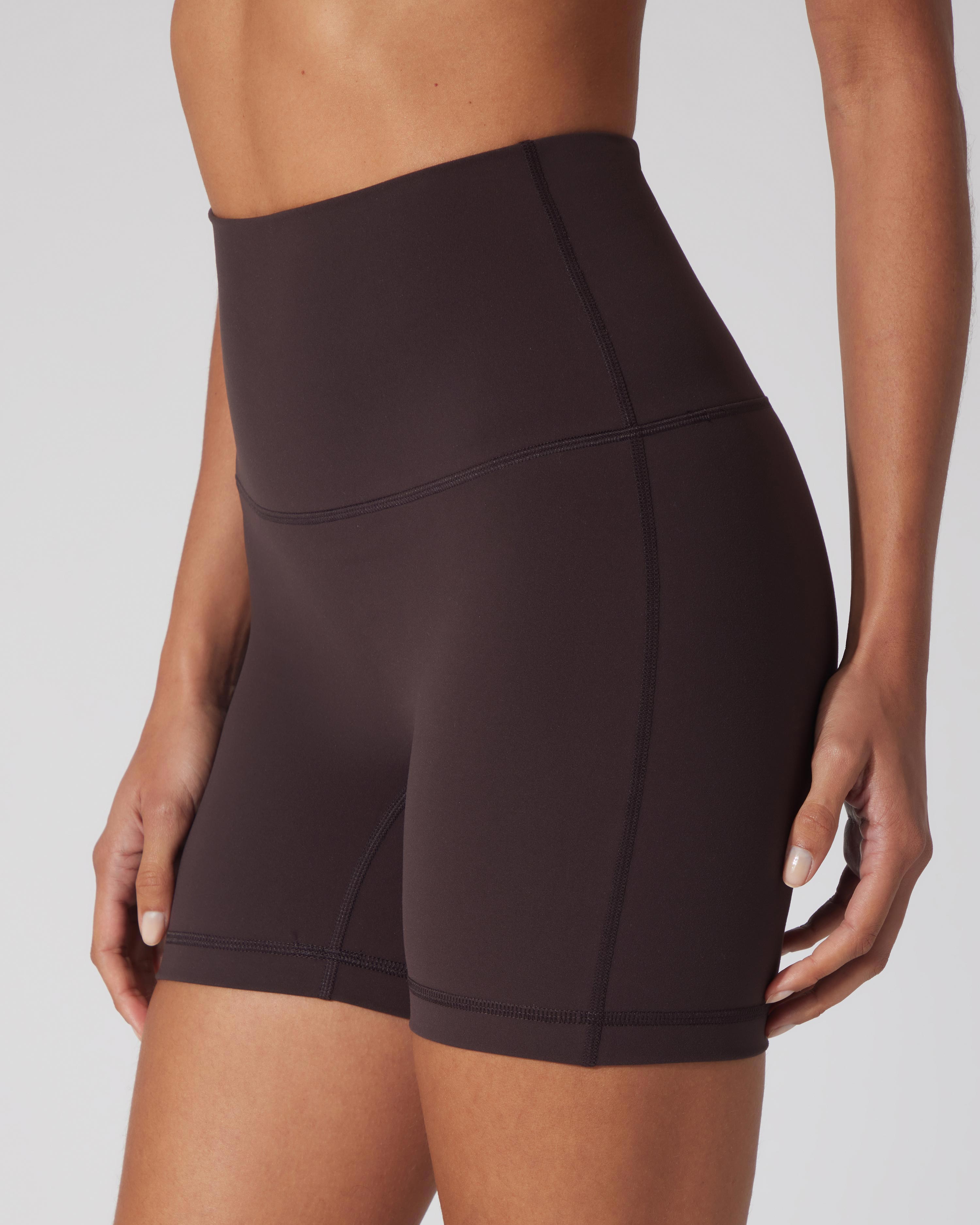 2 PK Skn 5" Super Hi Elastic Free Waist No Front Seam Short