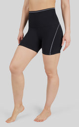 2 PK Lux Super High Waist 5" Bike Short - Beat the Streets - 90 Degree by Reflex