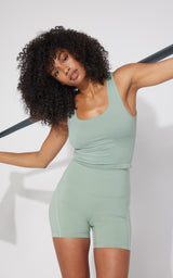 2 PK Lux Super High Waist 5" Bike Short - Beat the Streets - 90 Degree by Reflex