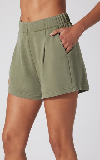 Washed Loop Terry Short