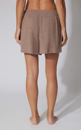 Ribbed Wide Leg Lounge Short - 90 Degree by Reflex