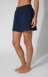 Ribbed Wide Leg Lounge Short - 90 Degree by Reflex