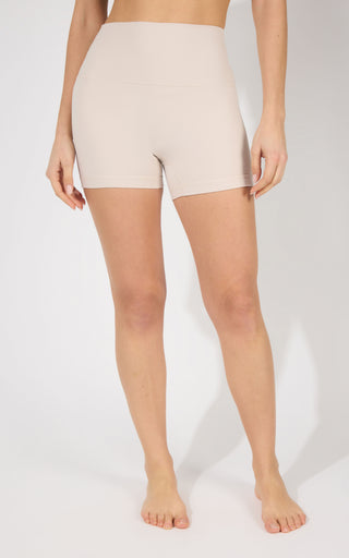 LUX EVERYDAY NO FRONT SEAM ELASTIC FREE HI RISE 3 1/2" BASIC BIKE SHORT 2 PACK - 90 Degree by Reflex