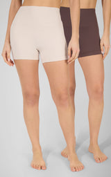 Lux 3 1/2" No Front Seam Bike Short 2 PK