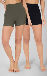 Lux 3 1/2" No Front Seam Bike Short 2 PK