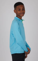 Boys Quarter Zip Pullover Sweatshirt