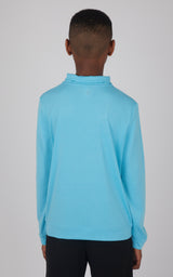 Boys Quarter Zip Pullover Sweatshirt - 90 Degree by Reflex